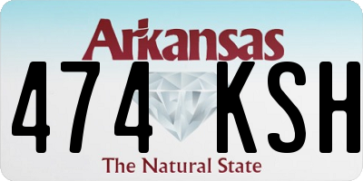 AR license plate 474KSH