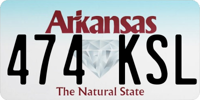AR license plate 474KSL