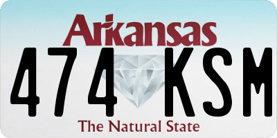 AR license plate 474KSM