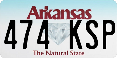 AR license plate 474KSP