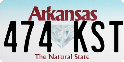 AR license plate 474KST