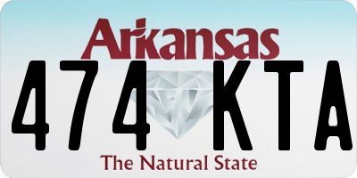 AR license plate 474KTA