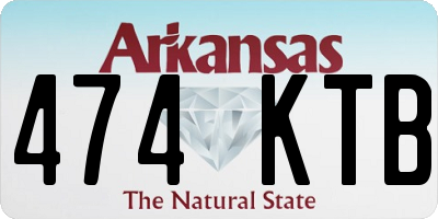 AR license plate 474KTB
