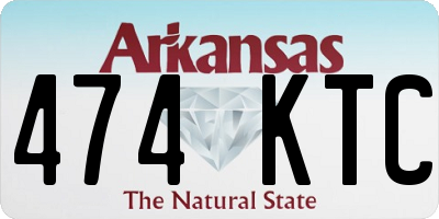 AR license plate 474KTC