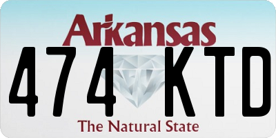 AR license plate 474KTD
