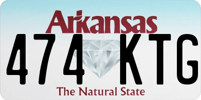 AR license plate 474KTG