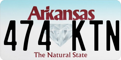 AR license plate 474KTN