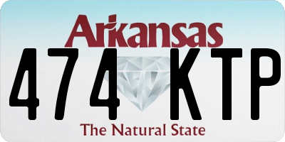 AR license plate 474KTP