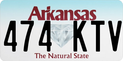 AR license plate 474KTV
