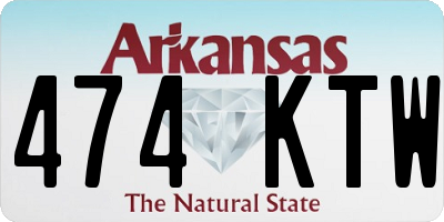 AR license plate 474KTW