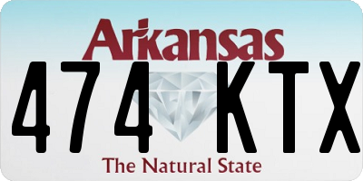 AR license plate 474KTX
