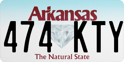 AR license plate 474KTY