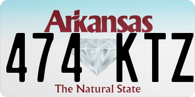 AR license plate 474KTZ