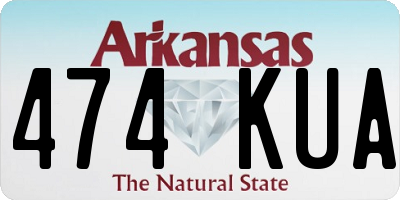 AR license plate 474KUA