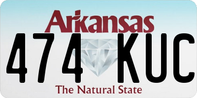 AR license plate 474KUC