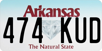 AR license plate 474KUD