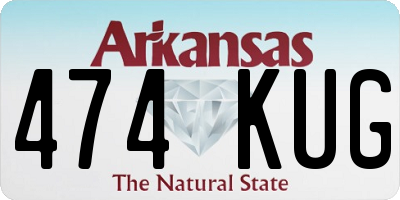 AR license plate 474KUG