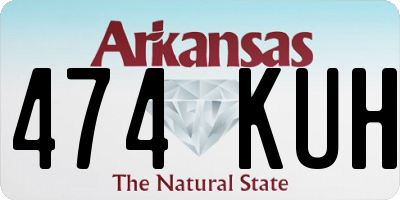 AR license plate 474KUH