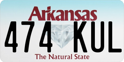 AR license plate 474KUL