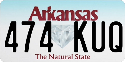 AR license plate 474KUQ