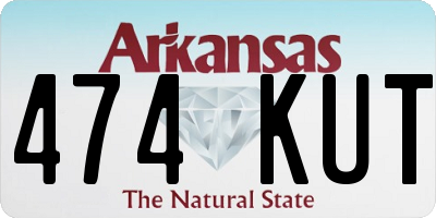AR license plate 474KUT