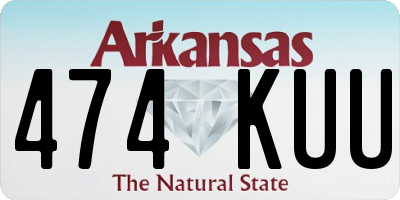 AR license plate 474KUU