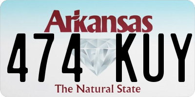 AR license plate 474KUY