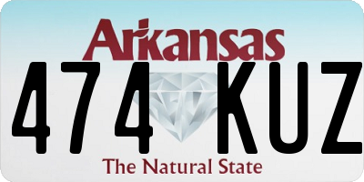 AR license plate 474KUZ