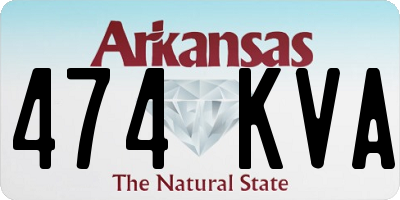 AR license plate 474KVA