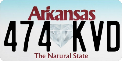 AR license plate 474KVD