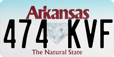 AR license plate 474KVF