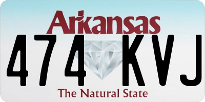 AR license plate 474KVJ