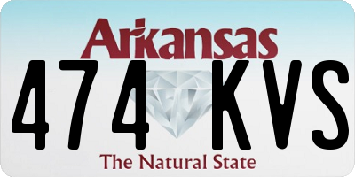 AR license plate 474KVS