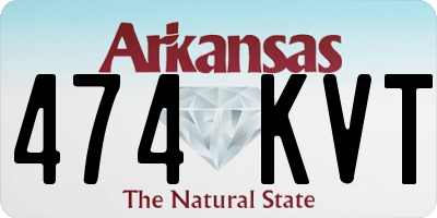 AR license plate 474KVT