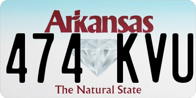 AR license plate 474KVU