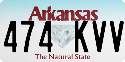 AR license plate 474KVV