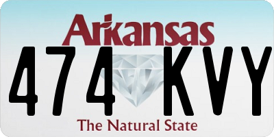 AR license plate 474KVY