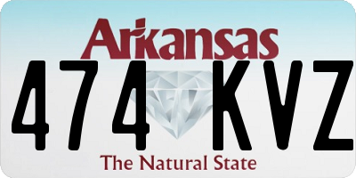 AR license plate 474KVZ