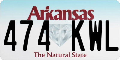 AR license plate 474KWL
