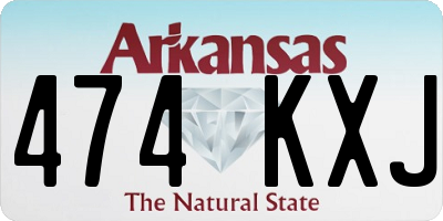 AR license plate 474KXJ