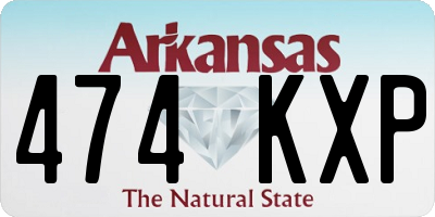AR license plate 474KXP