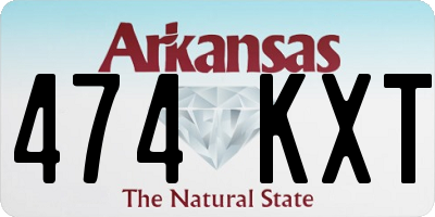 AR license plate 474KXT