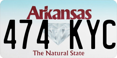 AR license plate 474KYC