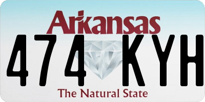 AR license plate 474KYH