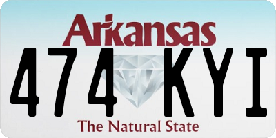 AR license plate 474KYI