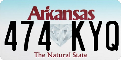 AR license plate 474KYQ