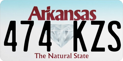 AR license plate 474KZS
