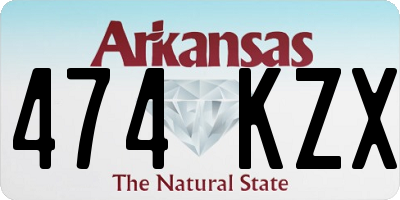 AR license plate 474KZX