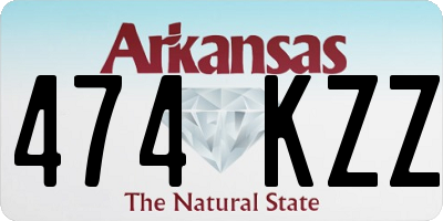 AR license plate 474KZZ