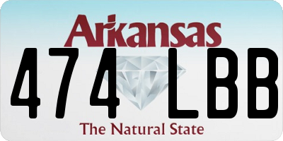AR license plate 474LBB